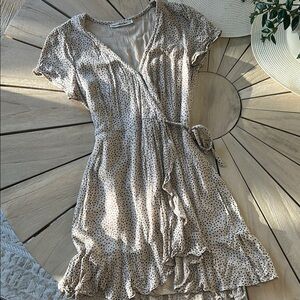 Abercrombie Polka Dot Wrap Dress S